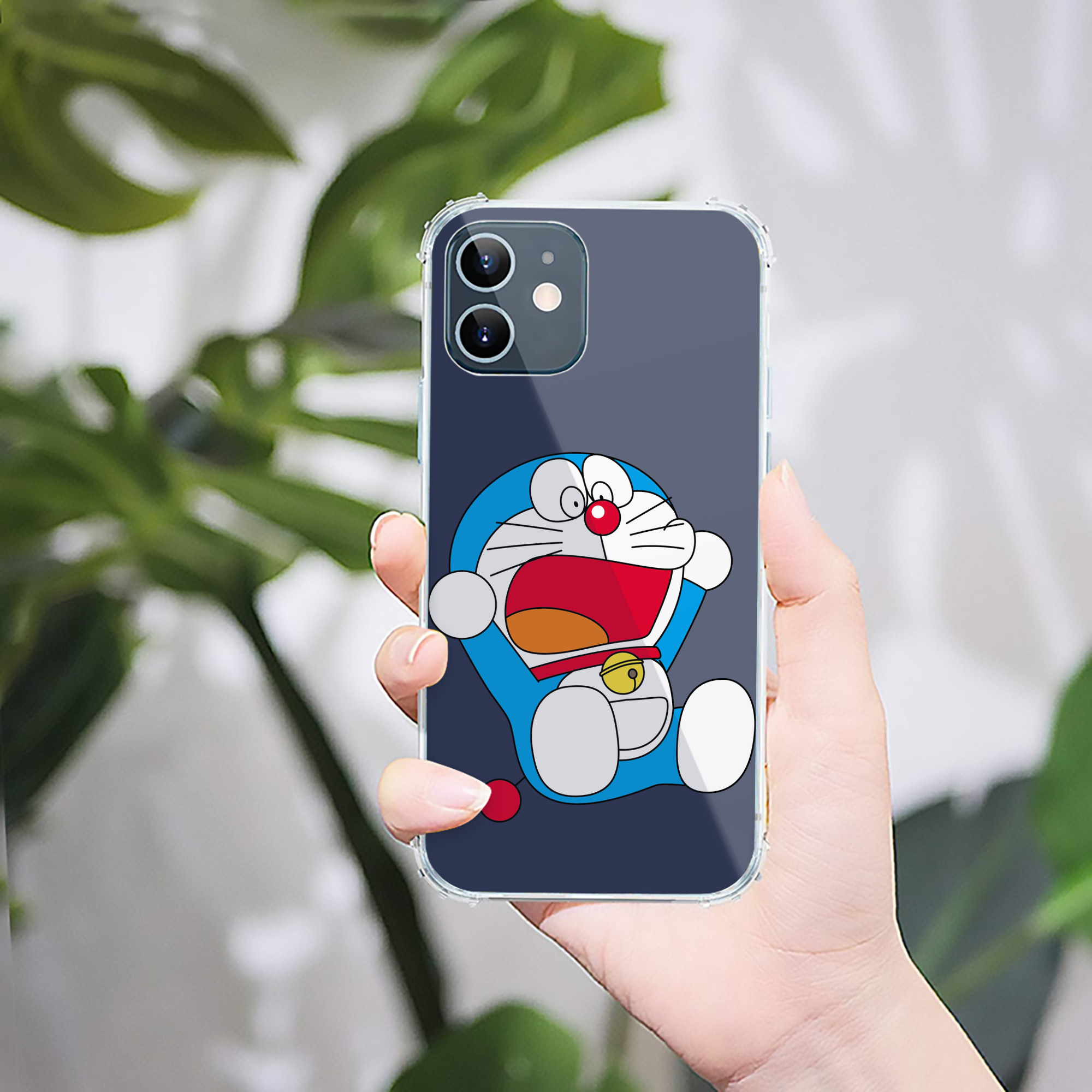 （画像用） ドラえもん Doraemon 【iPhone 12シリーズ対応】透明スマホケース（クリアソフトケース）